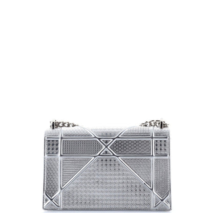 Christian Dior Diorama Flap Bag Cannage Embossed Calfskin Medium