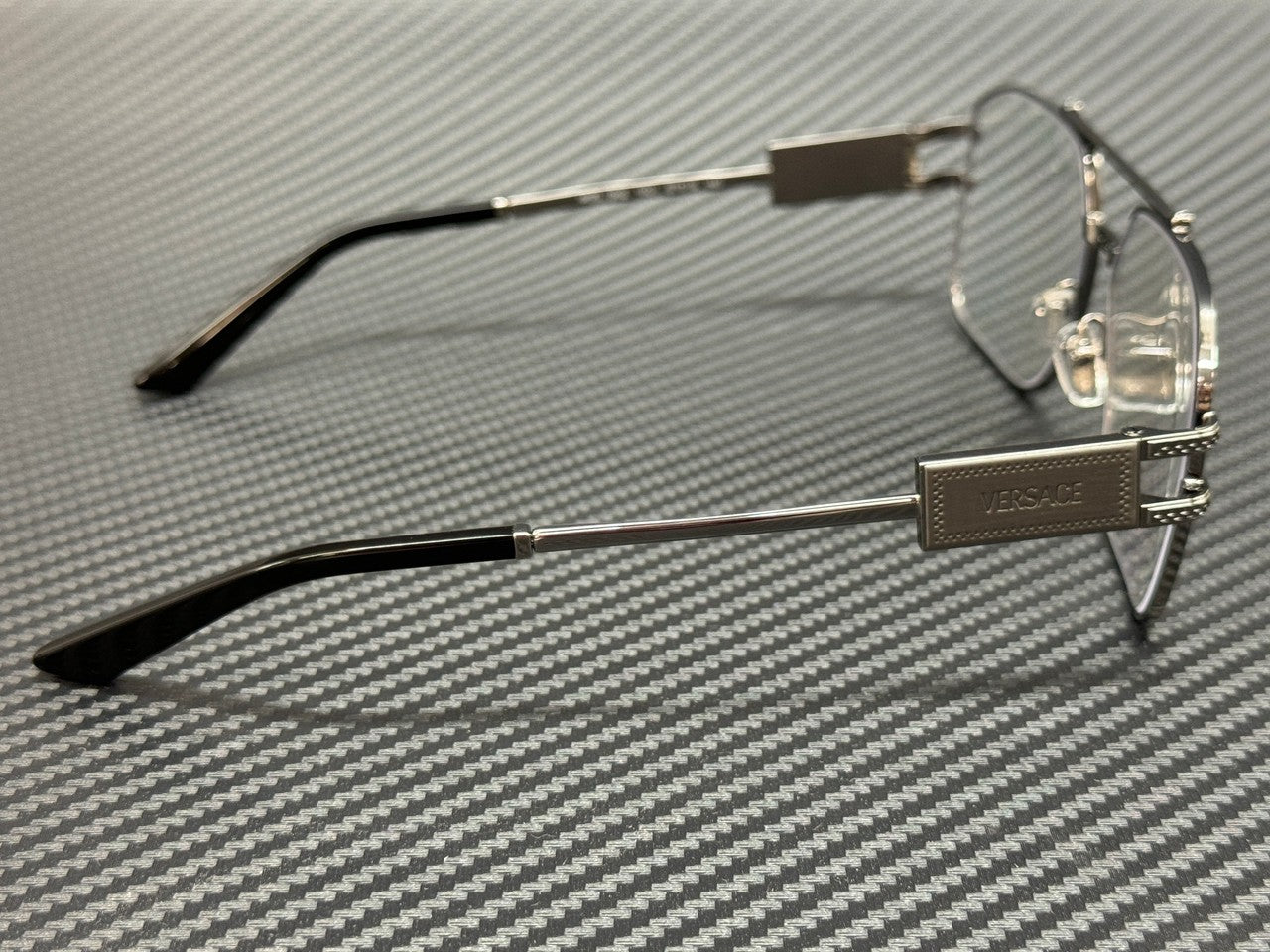 Gunmetal Men's 1001 57 Versace Ve1302 Eyeglasses