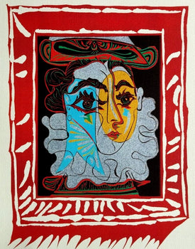 Pablo Picasso Lithograph Coa Signed In Pen/Stamp/Numbered In Pencil Crayon