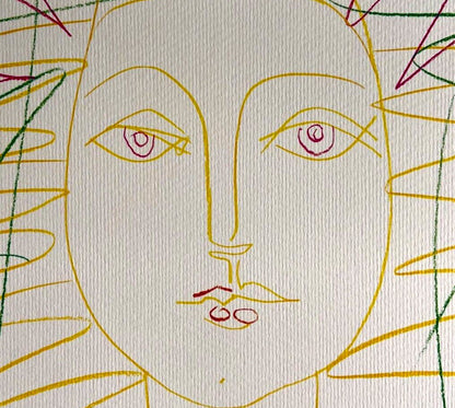 Pablo Picasso Lithograph Coa Signed Numbered In Pencil Stamped