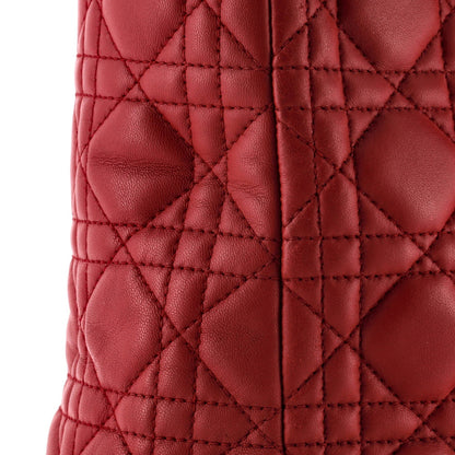 Christian Dior Lady Dior Bag Cannage Quilt Lambskin Large