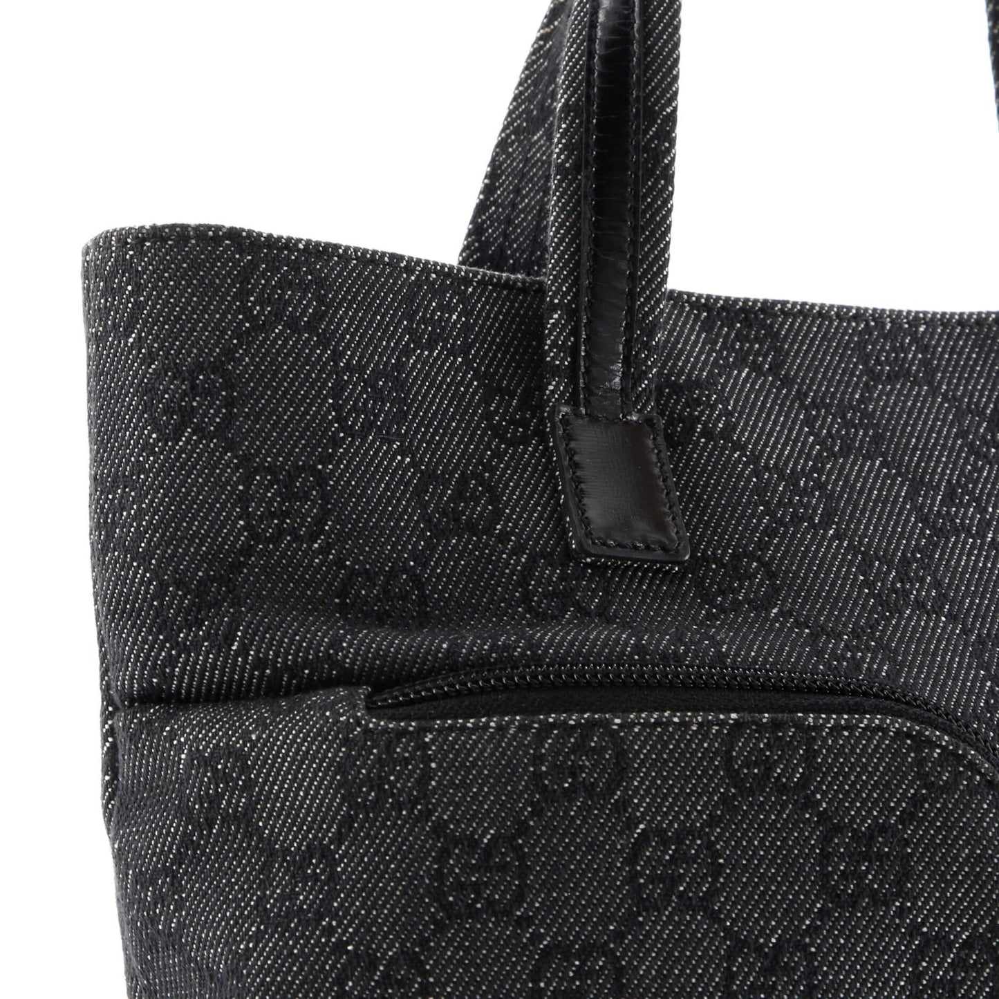 Gucci Double Pocket Tote Gg Canvas Small