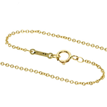 Tiffany&Co. Necklace Open Heart K18 Yellow Gold