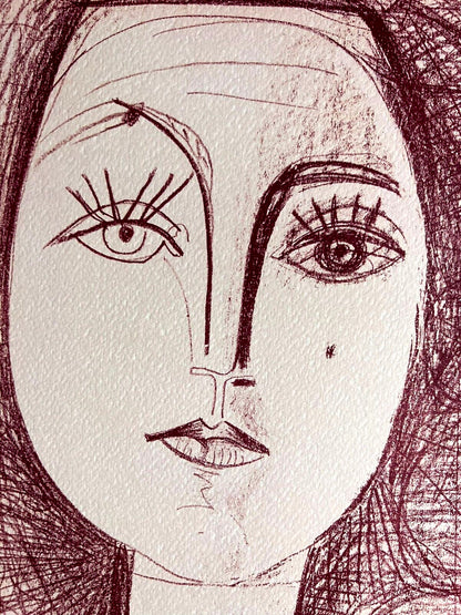 Pablo Picasso Lithograph Coa Signed In Pen Numbered In Pencil Limited