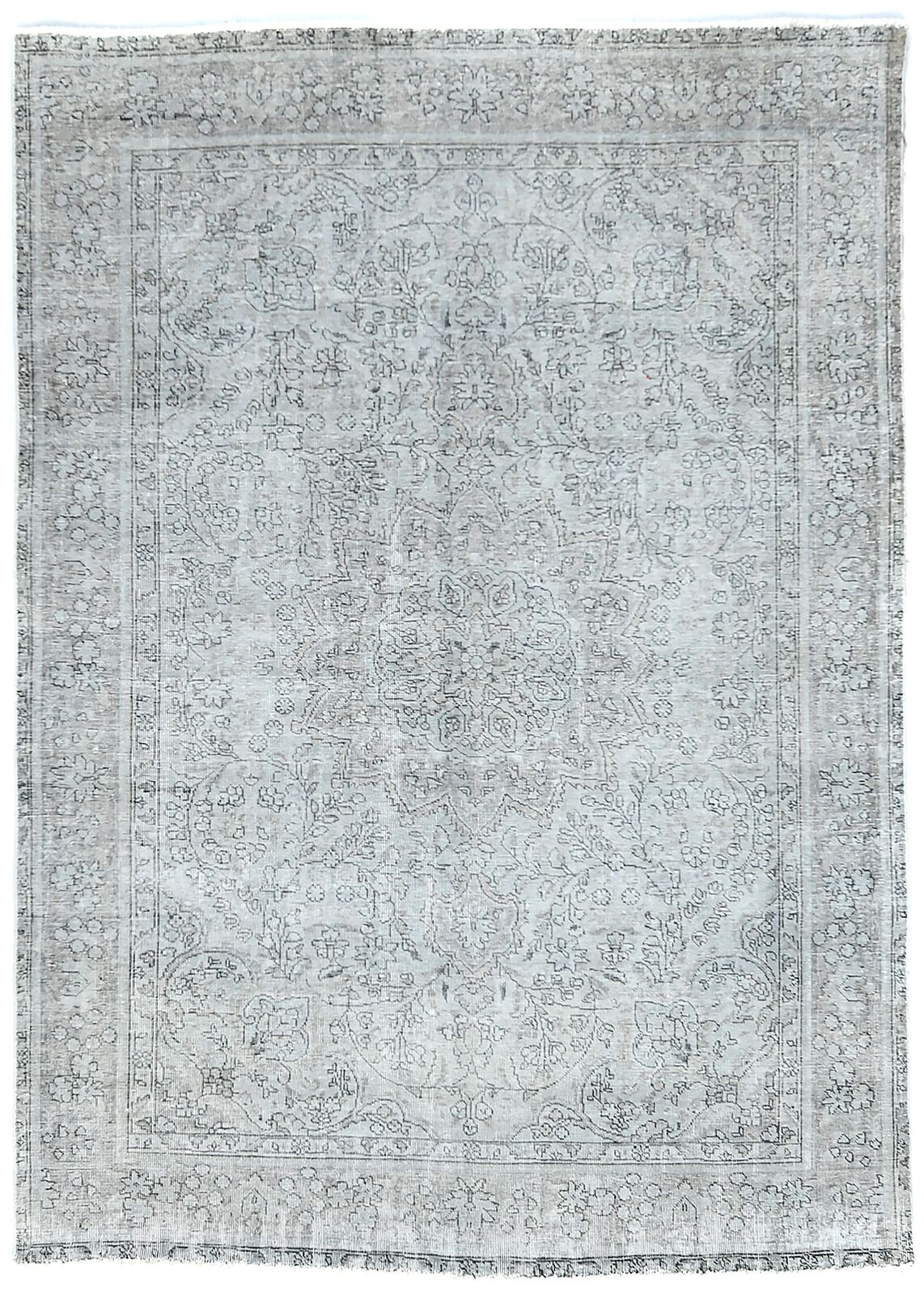 6'7X9 ft Antique Overdyed Distressed Vintage