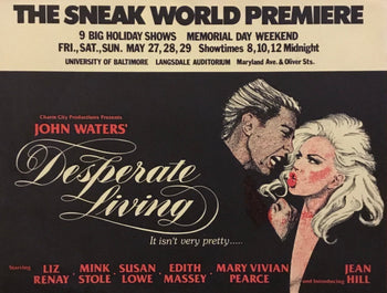 Vintage Movie Poster - Desperate Living By John
