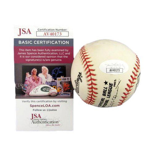 Clyde Sukeforth Signed/Inscr Onl Baseball 1947 Brooklyn Dodgers Mgr Jsa 188448