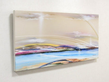 Elba Alvarez Original Oil Painting Landscape Large Canvas Signed 2011 Venezuela