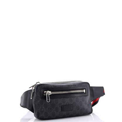 Gucci Front Pocket Camera Bag Gg Crystal Coated Canvas Mini