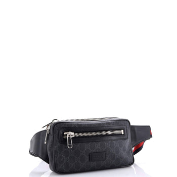 Gucci Front Pocket Camera Bag Gg Crystal Coated Canvas Mini