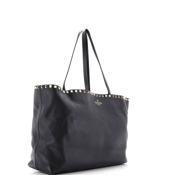 Valentino Garavani Rockstud Shopper Tote Leather Large