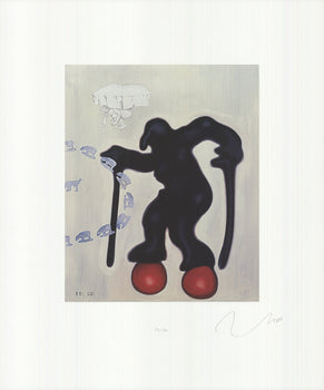 Jorg Immendorf Untitled (Hui Gui) Signed 