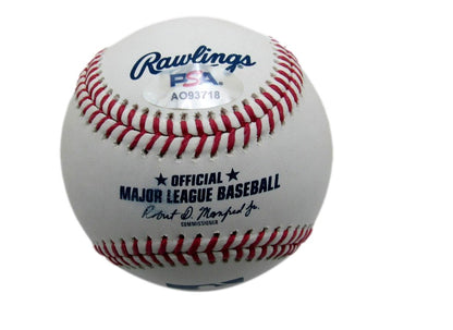 Mike Trout Signed/Autographed Oml Baseball Los