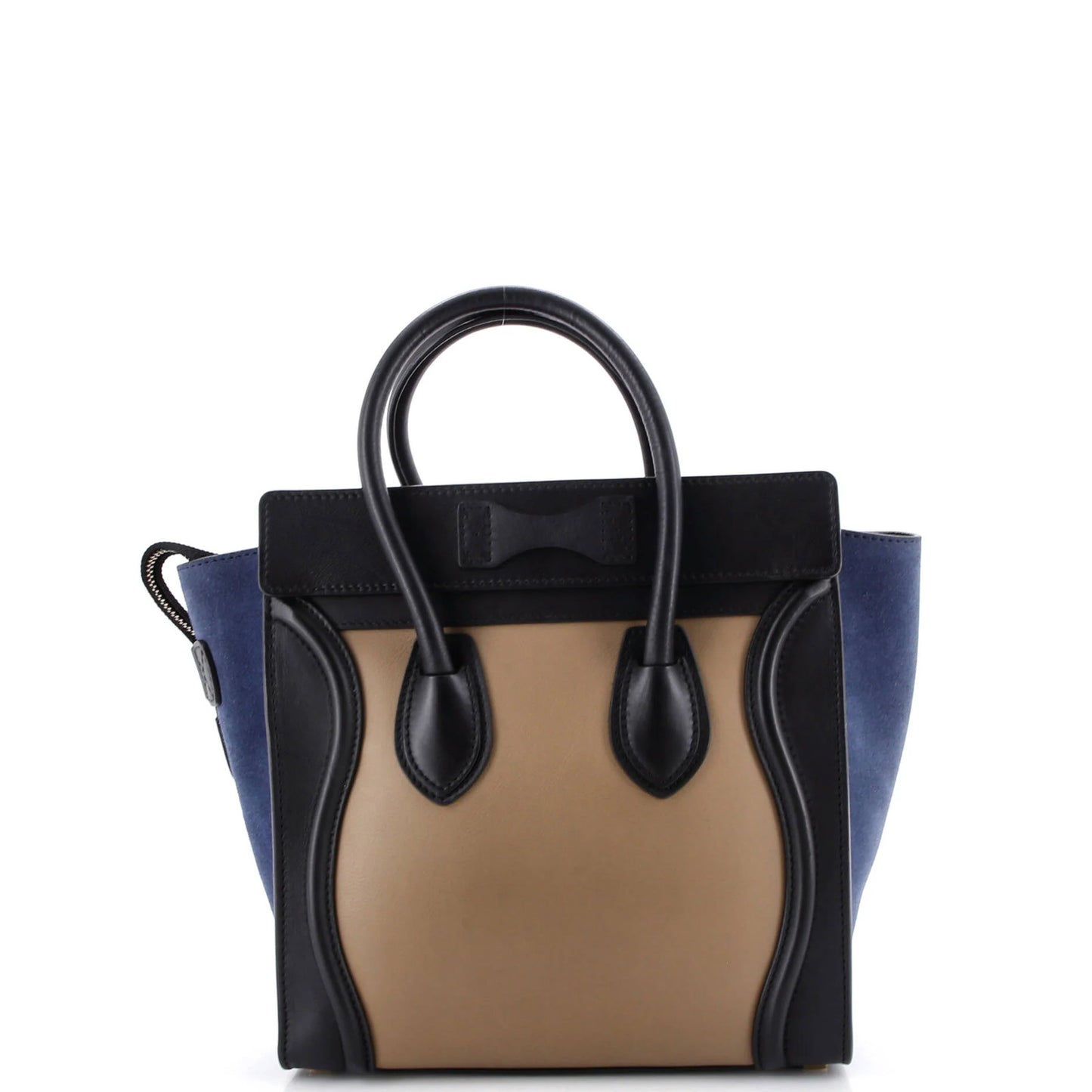 Celine Tricolor Luggage Bag Leather Micro
