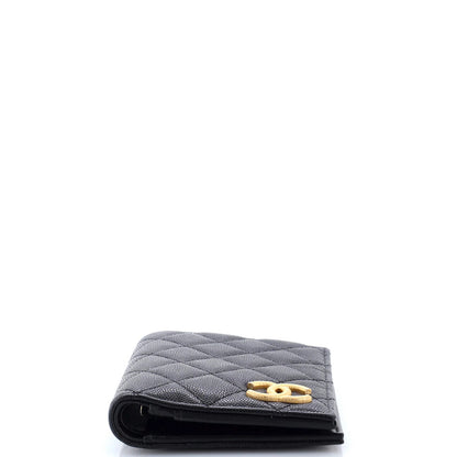 Chanel Passport Holder Quilted Caviar