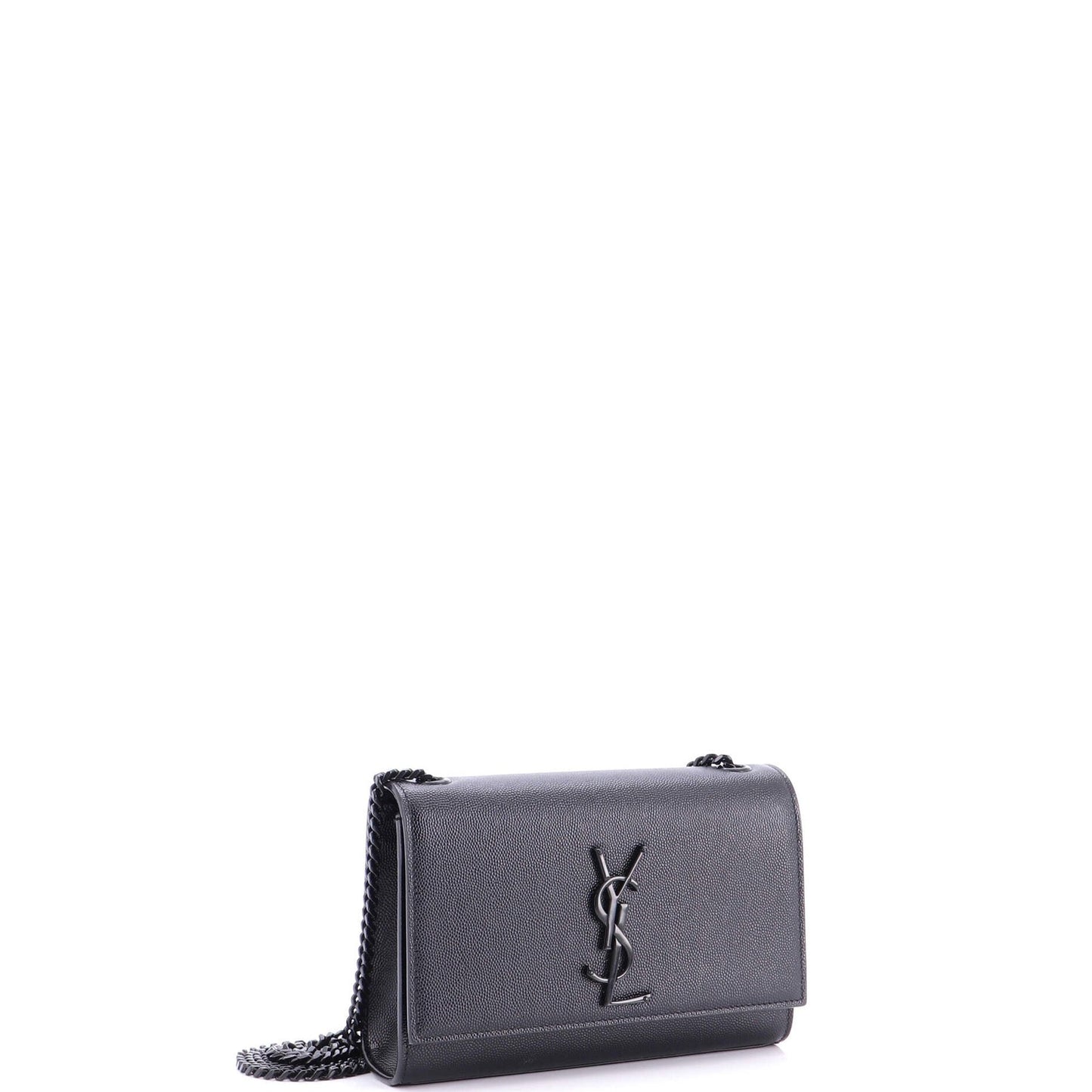 Saint Laurent Classic Monogram Crossbody Bag Grainy Leather Small