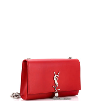 Saint Laurent Classic Monogram Tassel Crossbody Bag Leather Medium