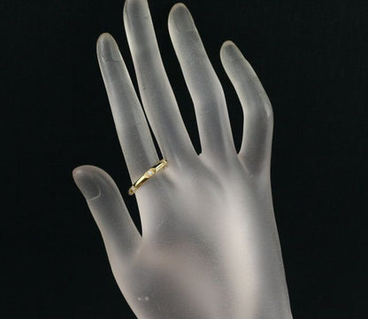 Tiffany&Co. Ring Diamond Tiffany T True 6P Us7 18K 750 Yellow Gold