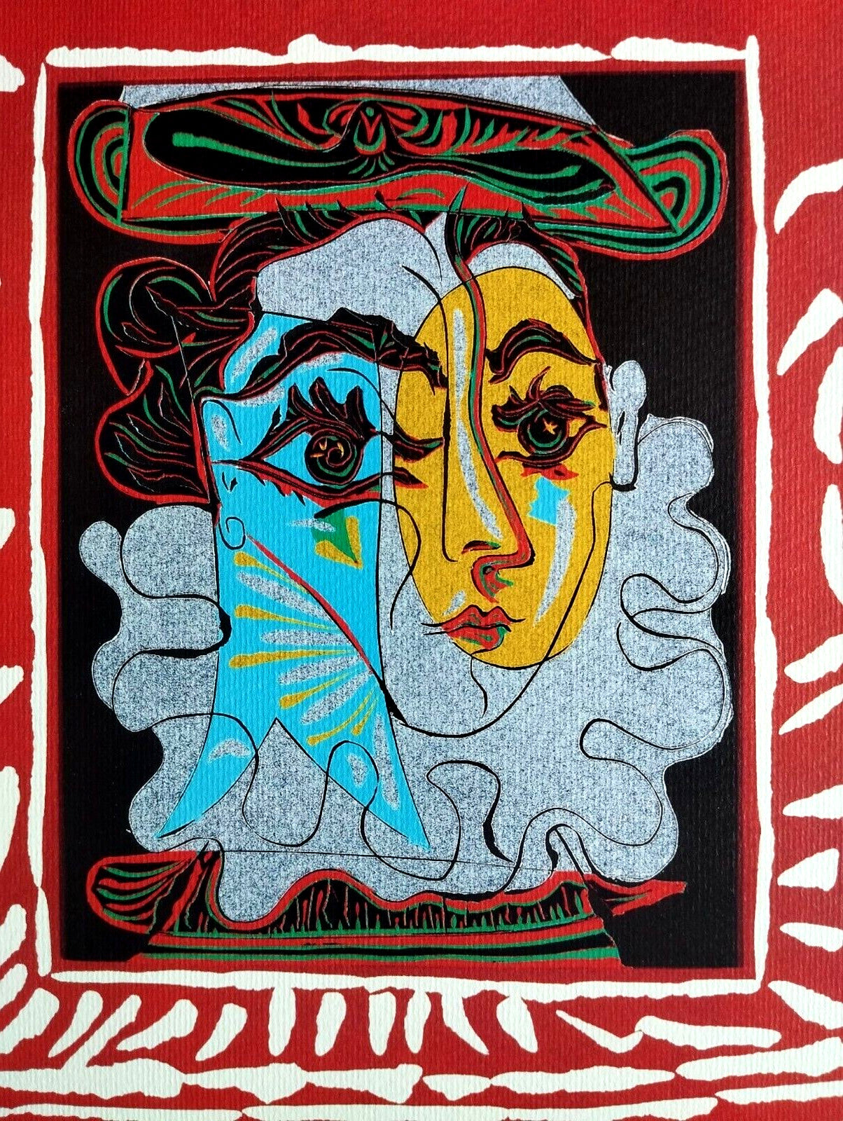 Pablo Picasso Lithograph Coa Signed In Pen/Stamp/Numbered In Pencil Crayon