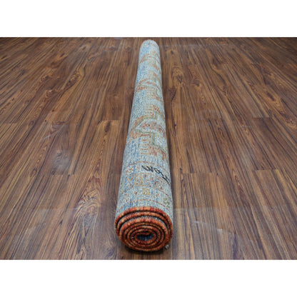 Rug 5'8"x7'9" Hand Made Tribal Design Pure Wool Colorful Afghan Village