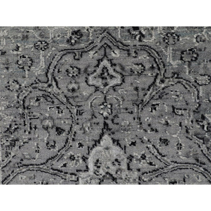 2'10"X8' Farsian Silk With Textured Wool Hand Knotted Oriental Rug