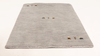 Tribal Pictorial Style Plush Wool 6X9 Gabbeh