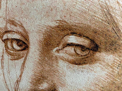 Leonardo Da Vinci Lithograph From A Coa Signed Numbered Pastel (Paul Klee)