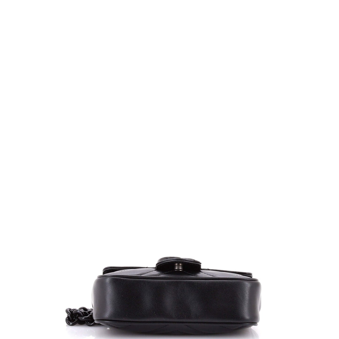 Gucci Gg Marmont Flap Belt Bag Matelasse Leather