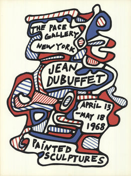 Jean Dubuffet Painted Sculptures 