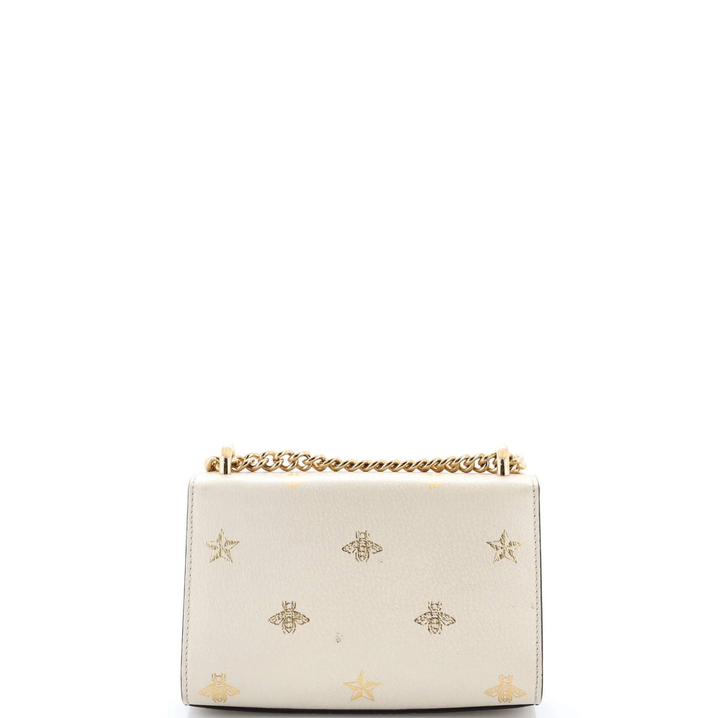 Gucci Padlock Shoulder Bag Printed Leather Small