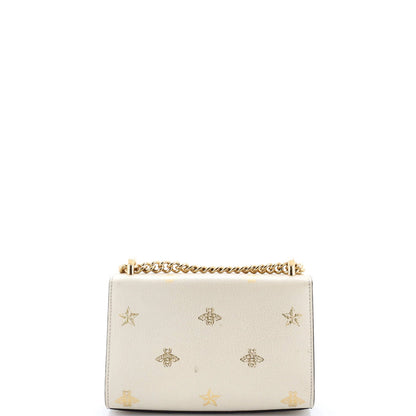 Gucci Padlock Shoulder Bag Printed Leather Small
