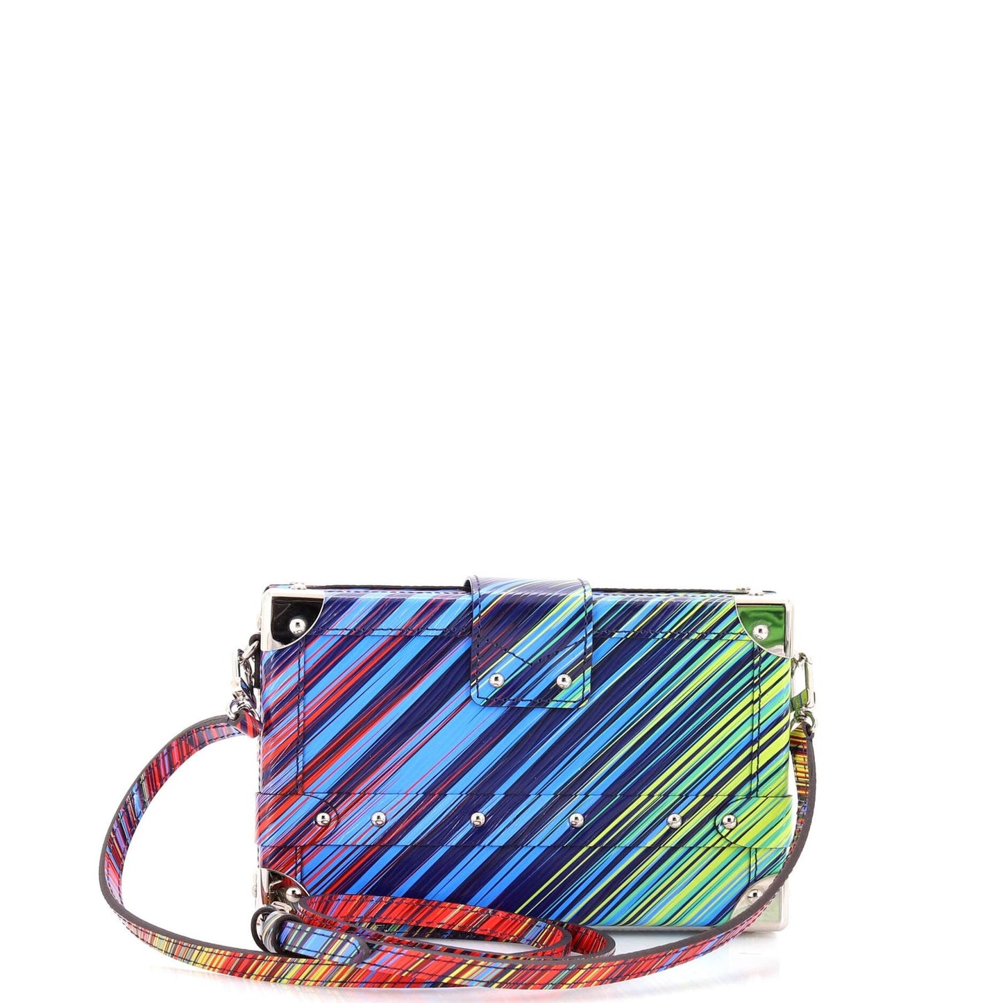 Louis Vuitton Petite Malle Handbag Limited Edition Printed Epi Leather