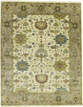 Handmade Osh Chobi Floral Style Peshawar Rug
