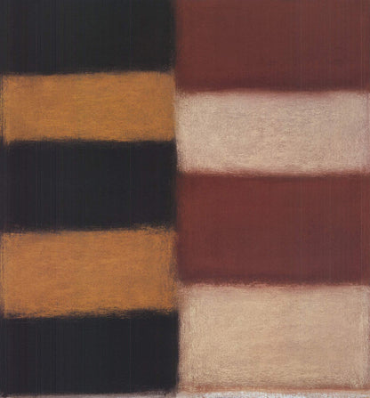 Sean Scully Roland Garros French Open " Poster Abstract Brown