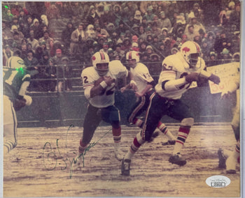 O.J. Simpson Autographed Bills 8X10 Football