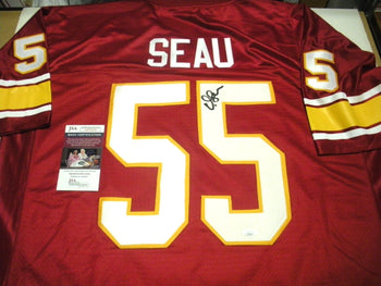 Junior Seau Sandiego Chargers Jsa/Coa Signed