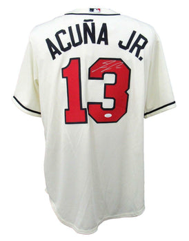 Ronald Acuna Jr. Signed/Autographed Braves Cream