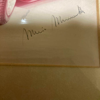 Ferrari F40 Early Press Photo 28X38Cm Signed Menardi Vintage 1987 Rare