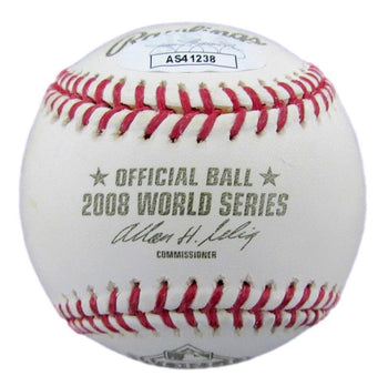Rudy Seanez Signed/Inscribed 2008 World Series