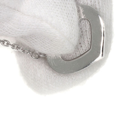Cartier   Necklace C Heart K18 White Gold