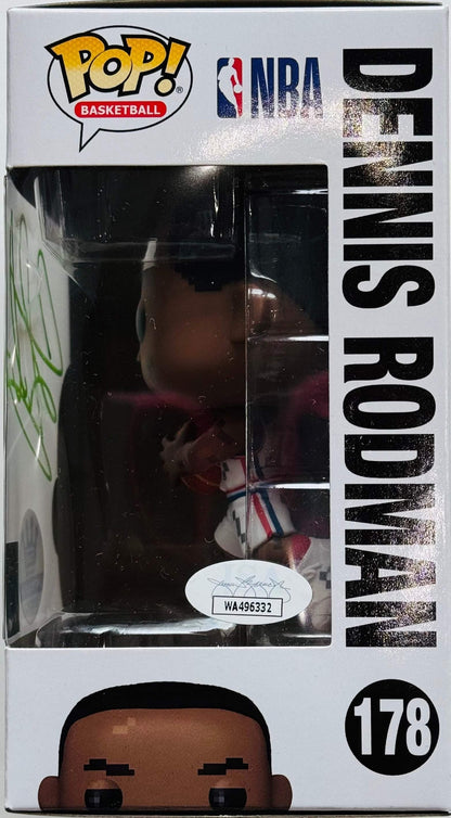 Dennis Rodman Autographed Nba Jam Le/5000 Funko Pop #178 (Jsa)