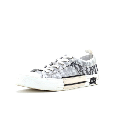 Christian Dior Men'S B23 Cap Toe Low-Top Sneakers Oblique Technical Canvas
