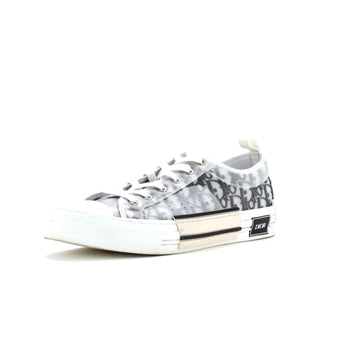 Christian Dior Men'S B23 Cap Toe Low-Top Sneakers Oblique Technical Canvas
