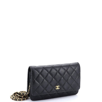 Chanel Wallet On Chain Quilted Caviar