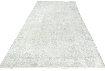 ft Antique Distressed Oriental Rug Vintage Floral Classic Farmhouse Carpet 5X9