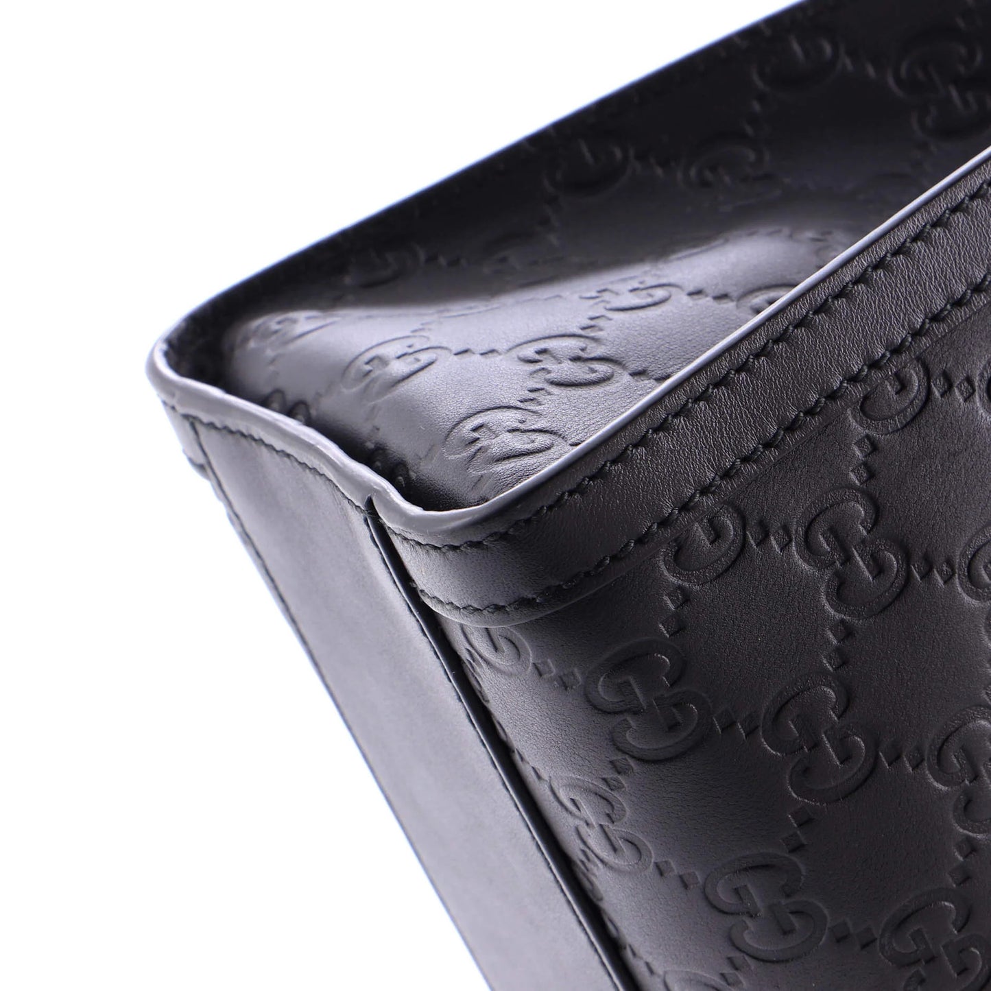 Gucci Padlock Chain Tote Guccissima Leather Small