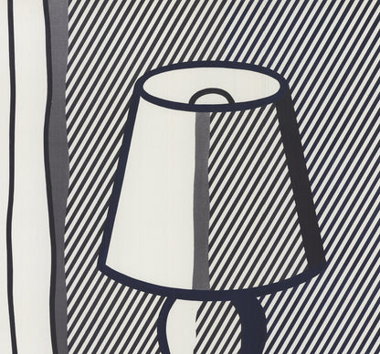 Roy Lichtenstein The Lamp " Poster Pop Art