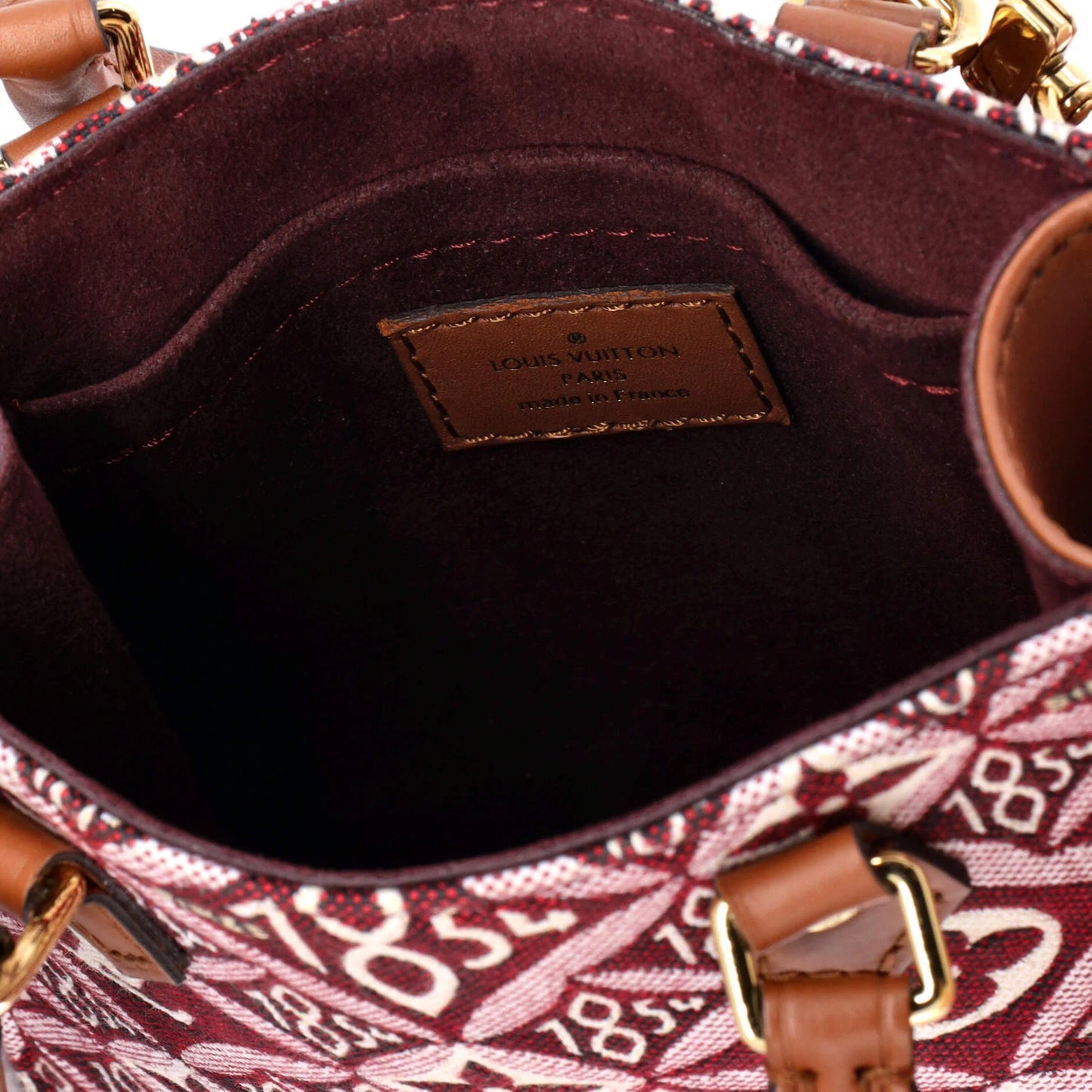 Louis Vuitton Petit Sac Plat Bag Limited Edition Since 1854 Monogram Jacquard