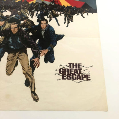 The Great Escape Steve McQueen starring first edition B2 size poster