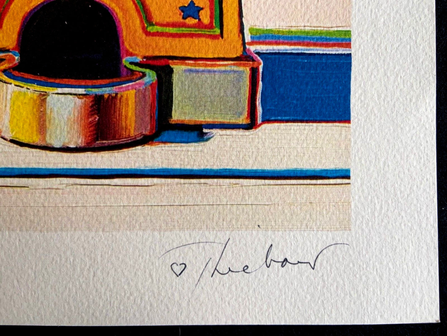 Wayne Thiebaud Lithograph Coa Signed Op Numbered